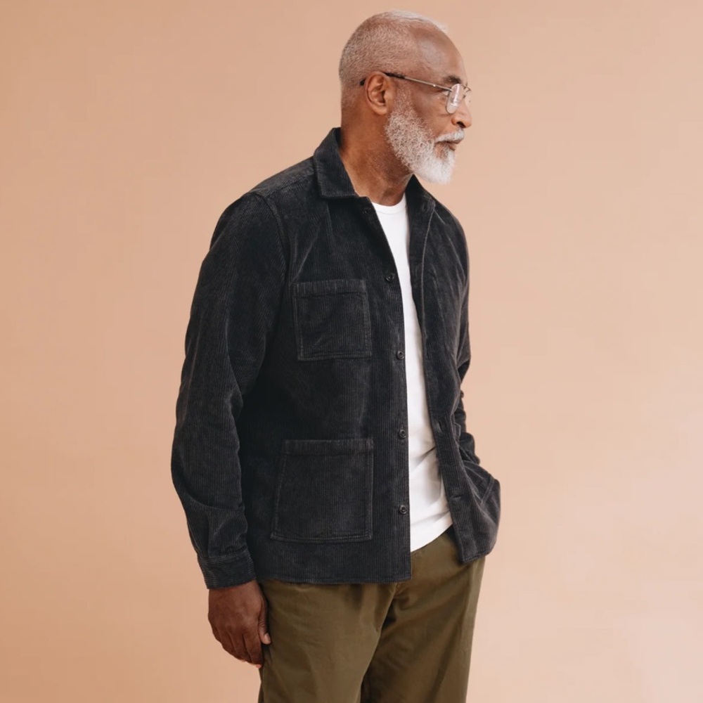 Men's Black Corduroy Jacket
